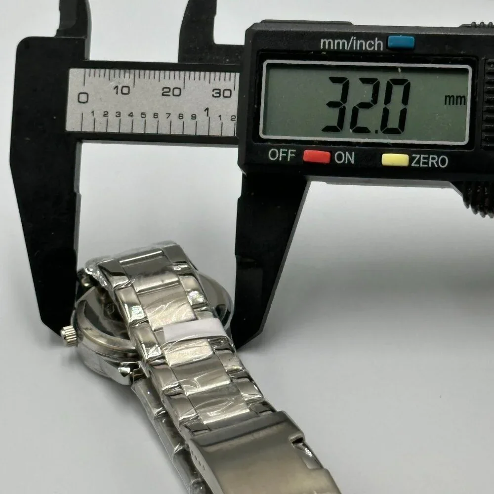 3/$30 Remix Watch Women Silver Tone Round Dial All Stainless Steel 8.25